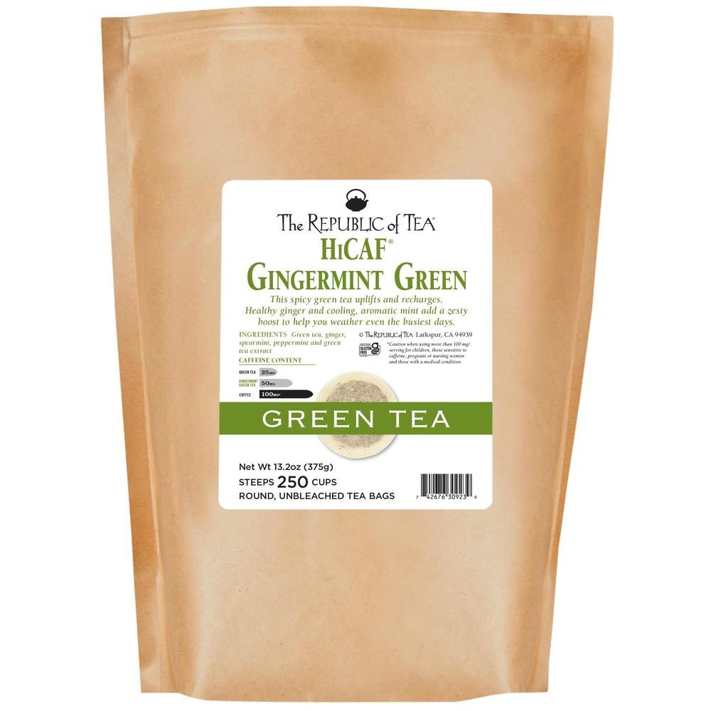 HiCAF® Gingermint Green Tea Bags – The Republic of Tea