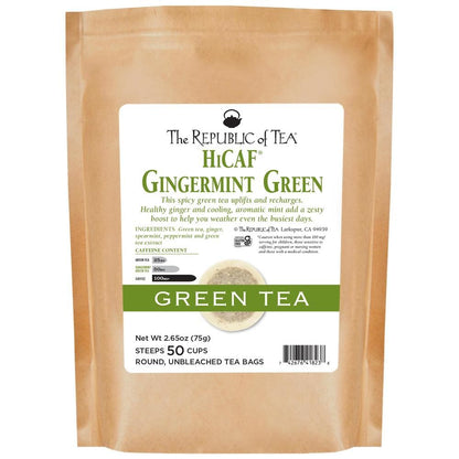 HiCAF® Gingermint Green Tea Bags