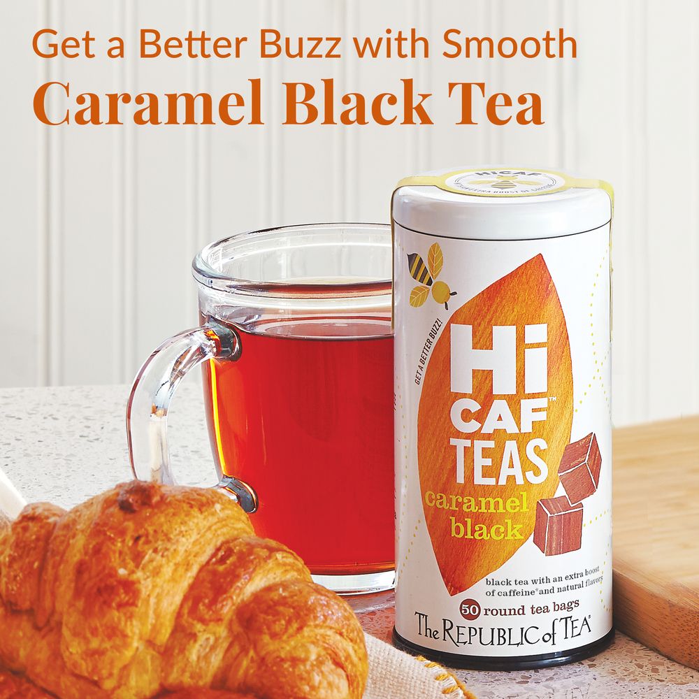 茶 himipa HiCAF® Caramel Black Tea Bags – The Republic of Tea