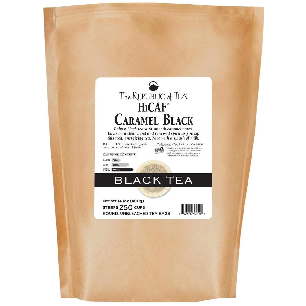 HiCAF® Caramel Black Tea Bags – The Republic of Tea