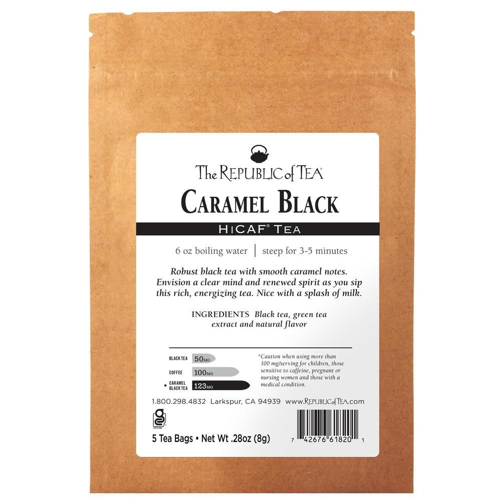 HiCAF® Caramel Black Tea Bags – The Republic of Tea