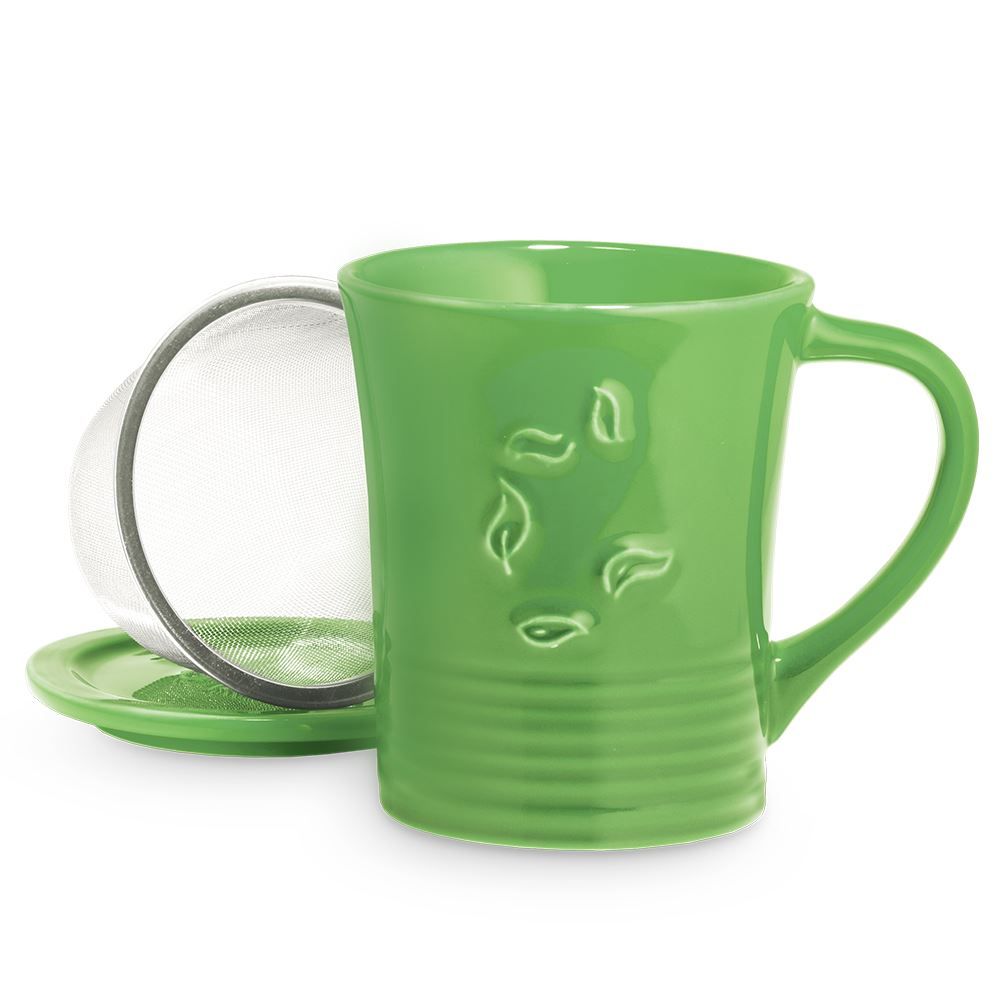 Daily Green Dancing Leaves Mug