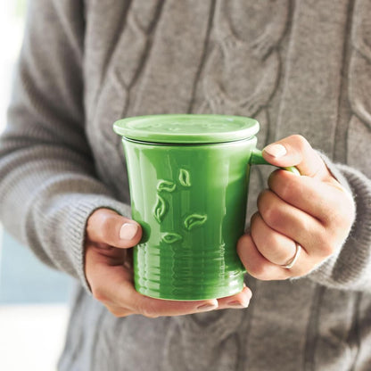Daily Green Dancing Leaves Mug