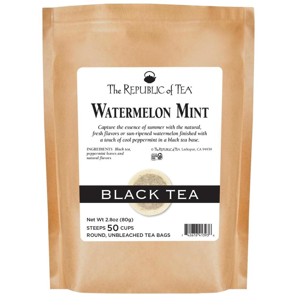 Watermelon Mint Black Tea Bags