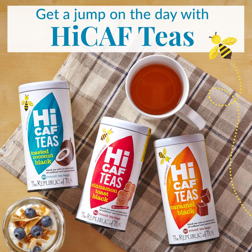HiCAF® Toasted Coconut Black Tea Bags