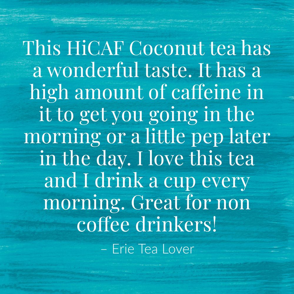 HiCAF® Toasted Coconut Black Tea Bags