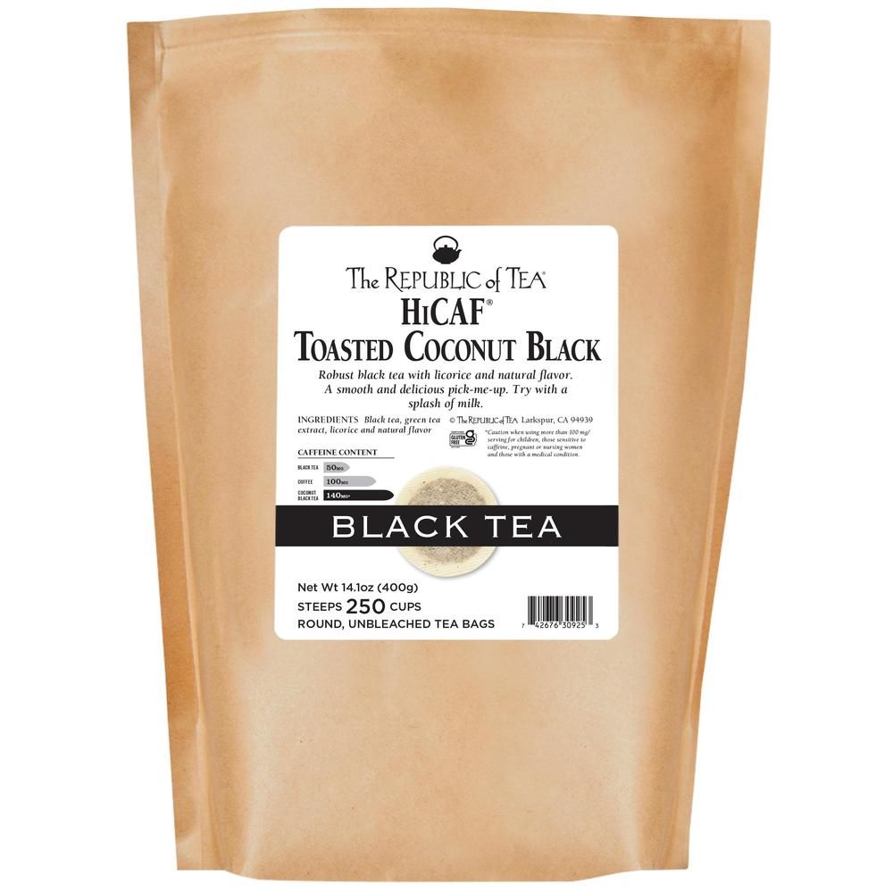 HiCAF® Toasted Coconut Black Tea Bags