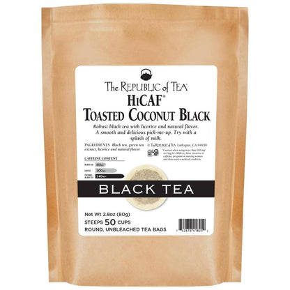 HiCAF® Toasted Coconut Black Tea Bags