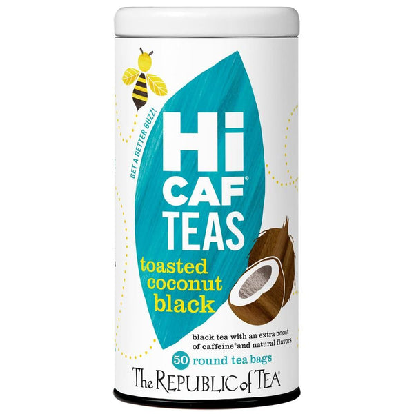 HiCAF® Toasted Coconut Black Tea Bags – The Republic of Tea