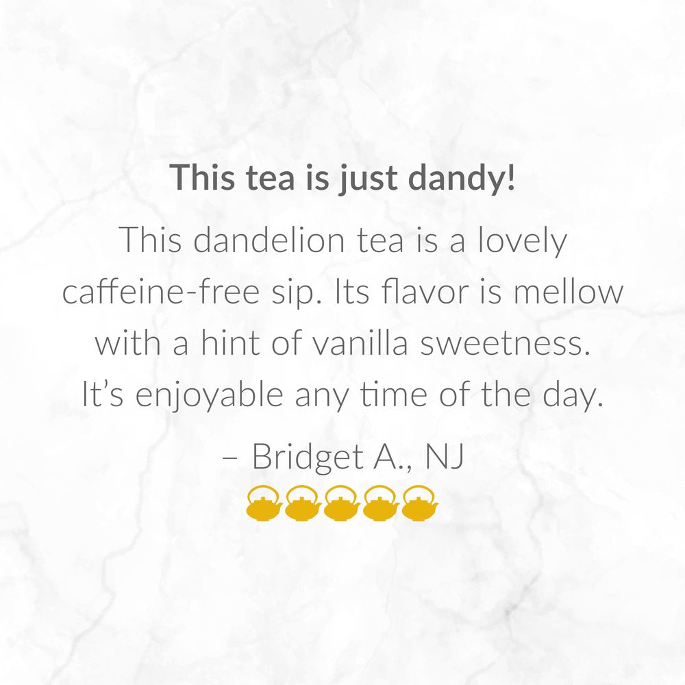 Organic Dandelion SuperHerb® Tea Bags