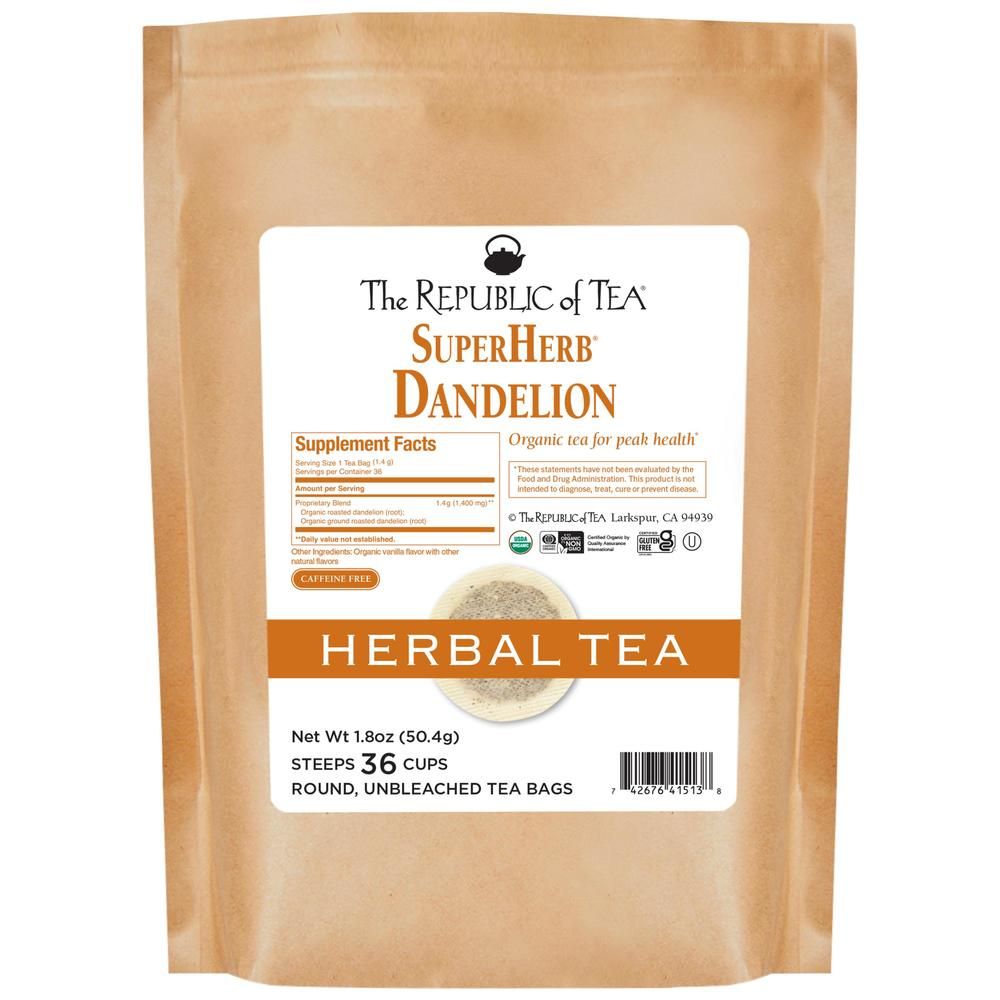 Organic Dandelion SuperHerb® Tea Bags