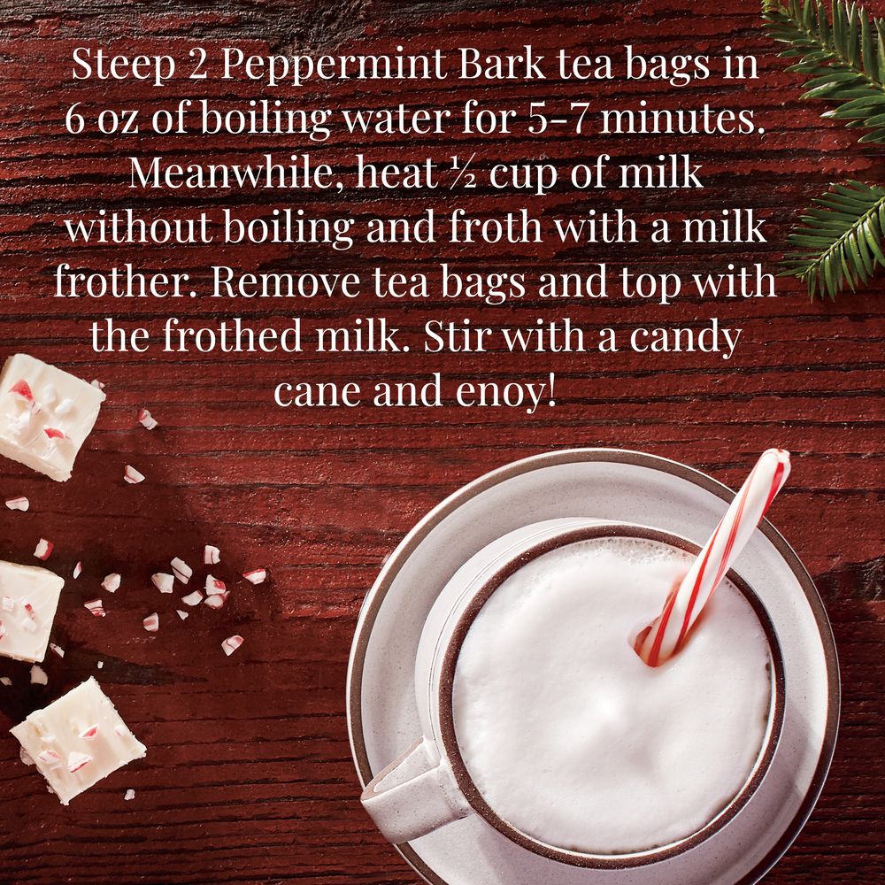 Peppermint Bark Herb Tea Bags