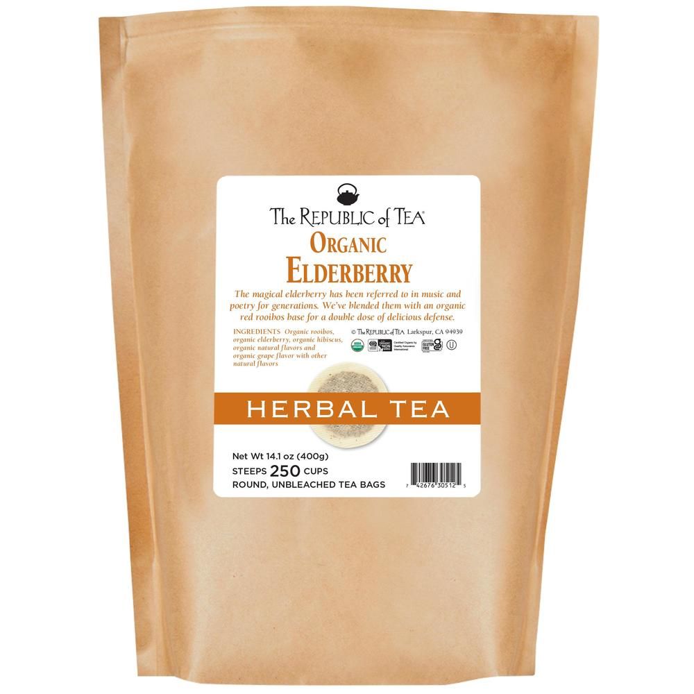 Organic Elderberry Red Tea Bags