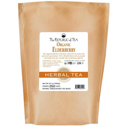 Organic Elderberry Red Tea Bags