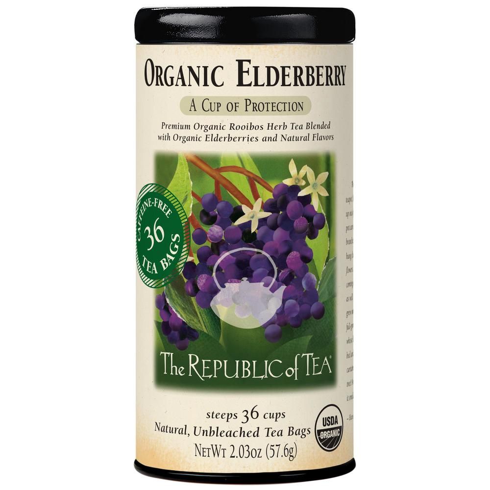 Organic Elderberry Red Tea Bags