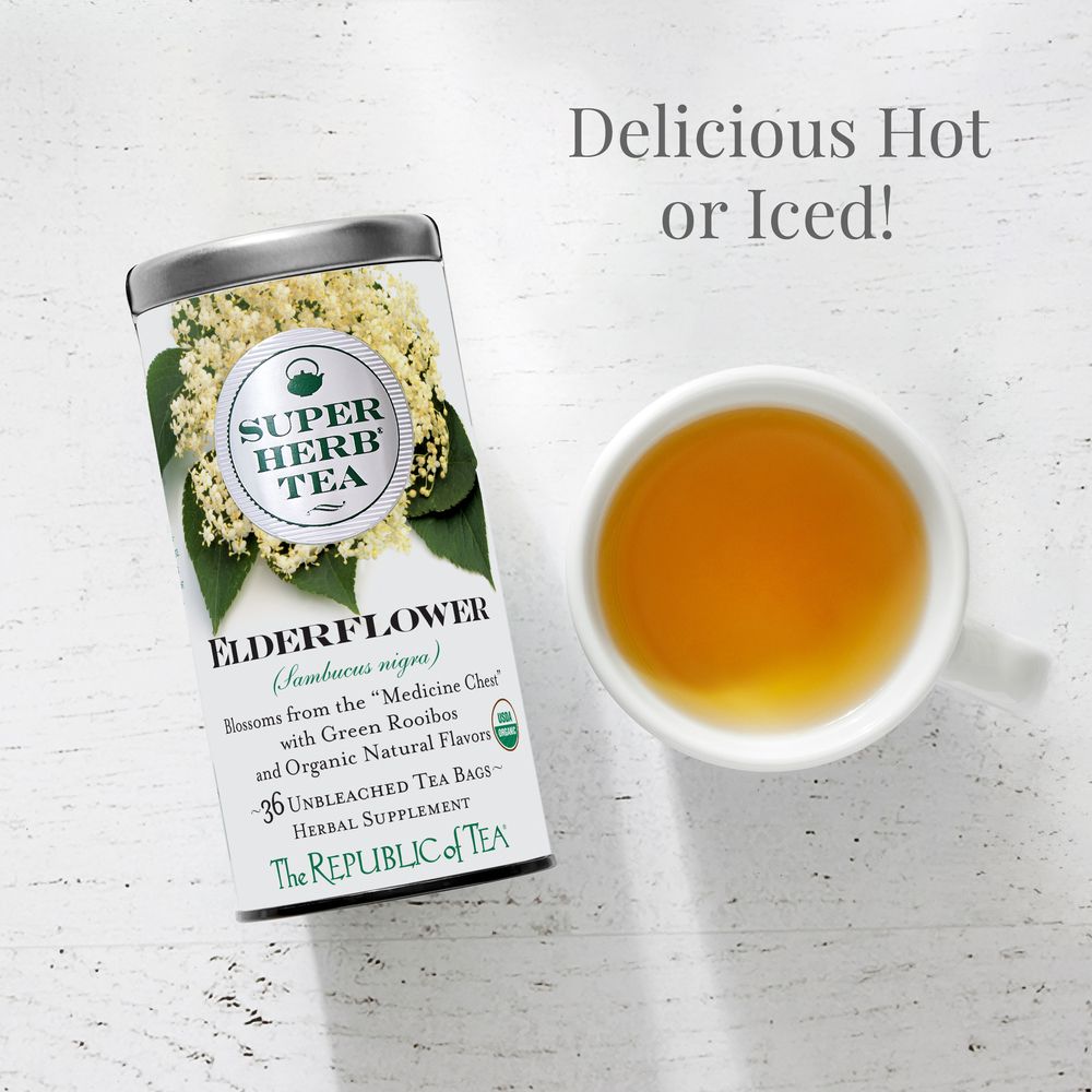 Organic Elderflower SuperHerb® Tea Bags