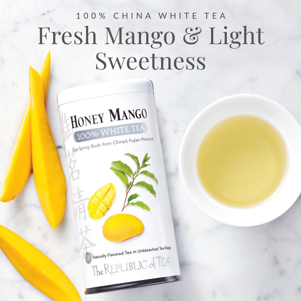 Honey Mango 100% White Tea Bags