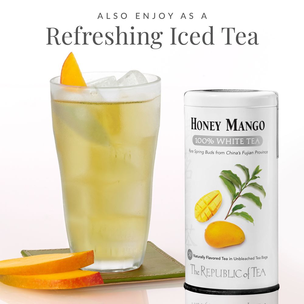 Honey Mango 100% White Tea Bags