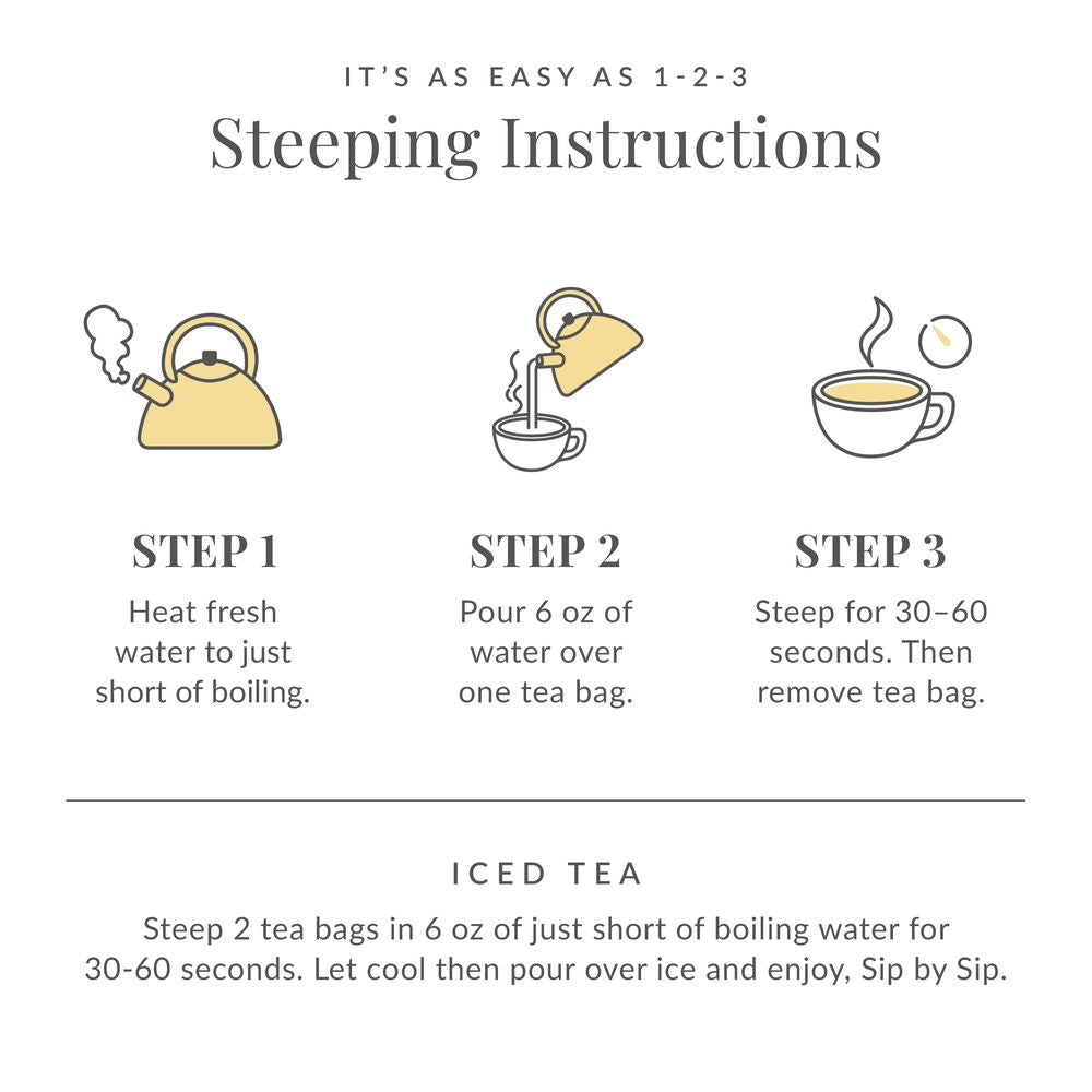 Honey Mango 100% White Tea Bags
