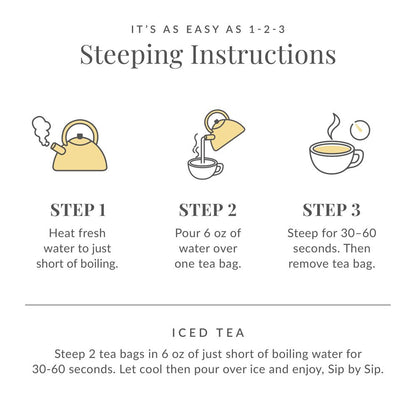 Honey Mango 100% White Tea Bags