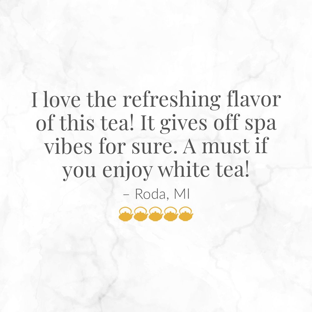 Cucumber Mint 100% White Tea Bags