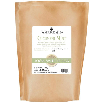Cucumber Mint 100% White Tea Bags