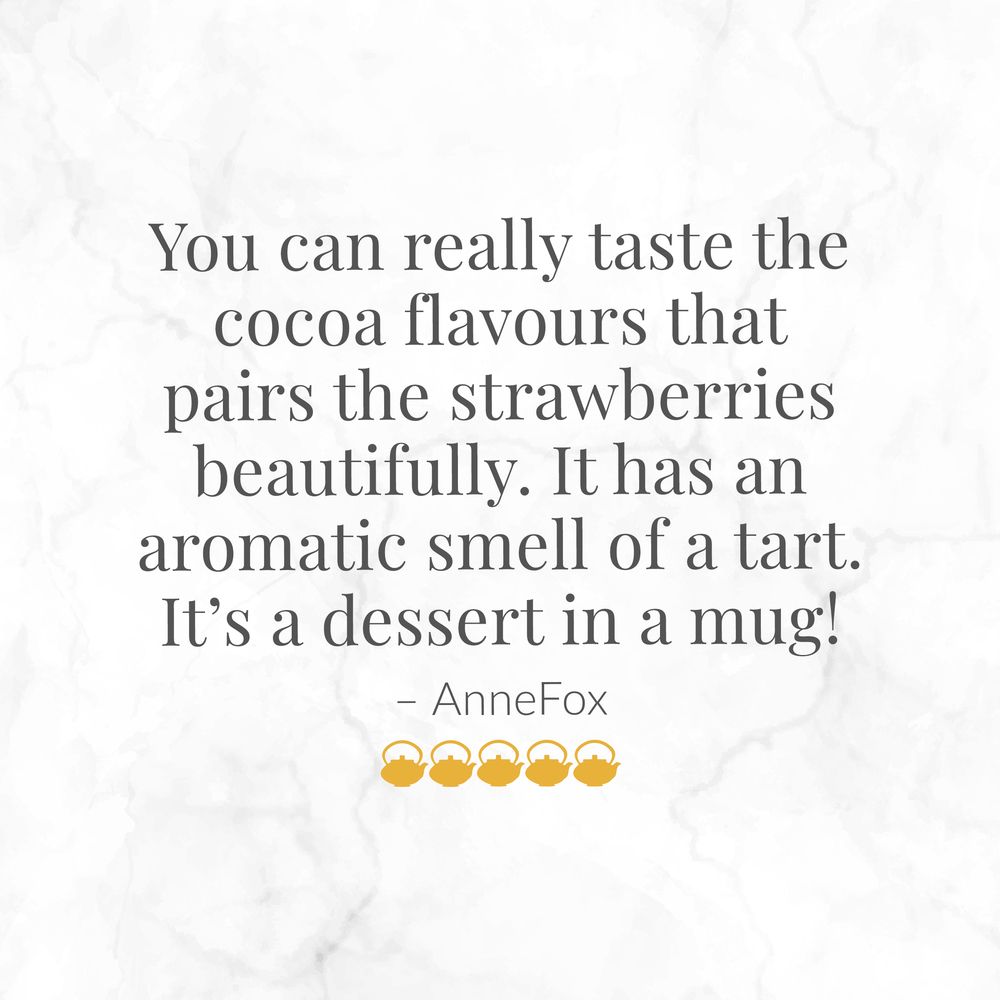 Strawberry Cuppa Chocolate Tea Bags