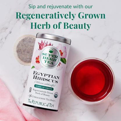 Organic Egyptian Hibiscus SuperHerb® Herbs of Origin Tea Bags