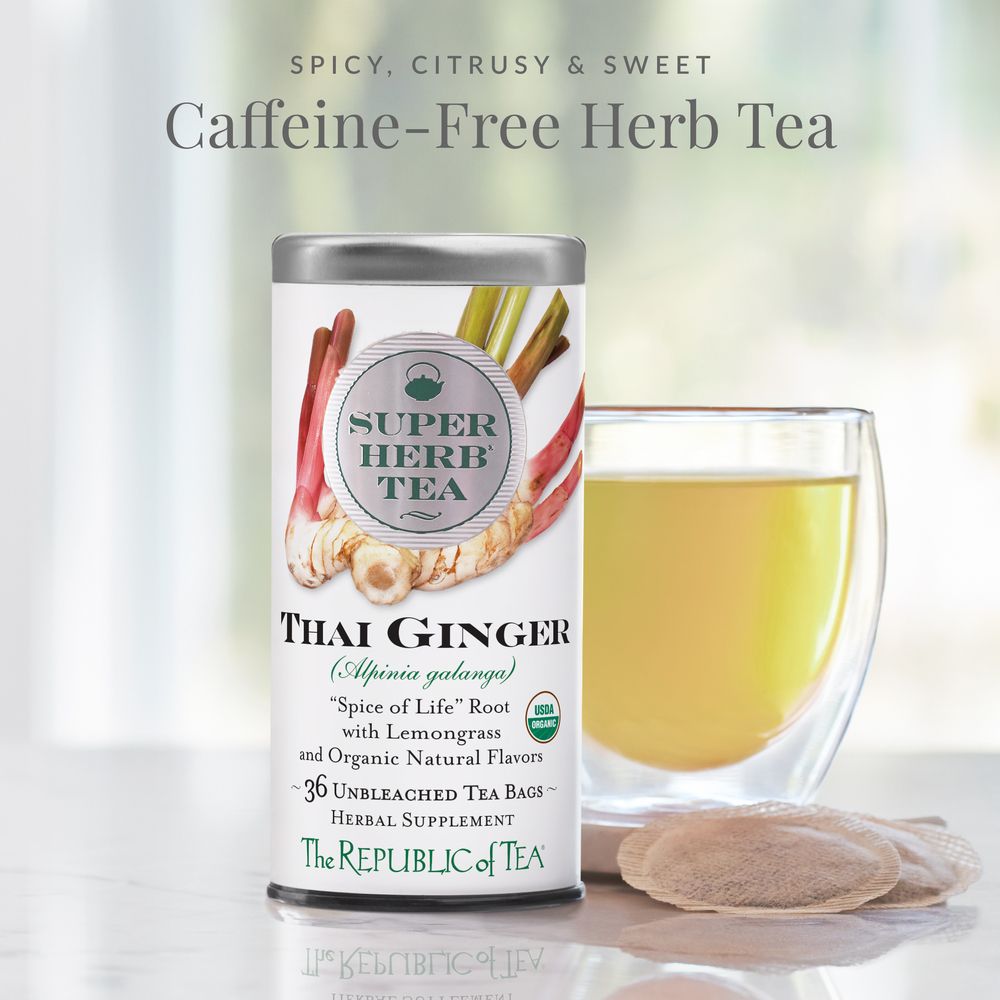 Organic Thai Ginger SuperHerb® Tea Bags – The Republic of Tea