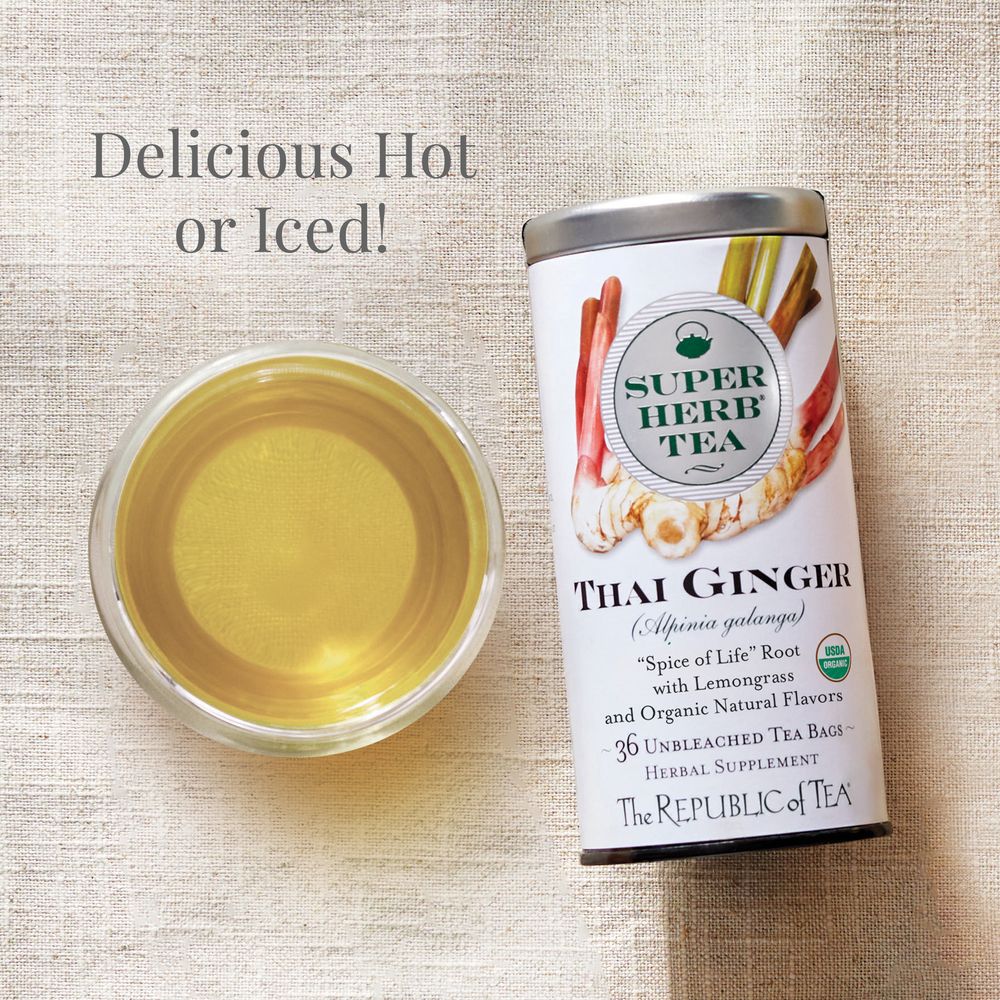 Organic Thai Ginger SuperHerb® Tea Bags – The Republic of Tea