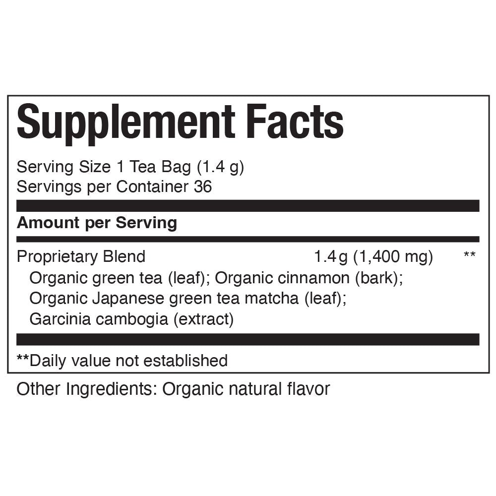 Organic Lean Green SuperGreen Tea Bags
