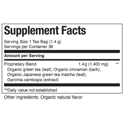 Organic Lean Green SuperGreen Tea Bags