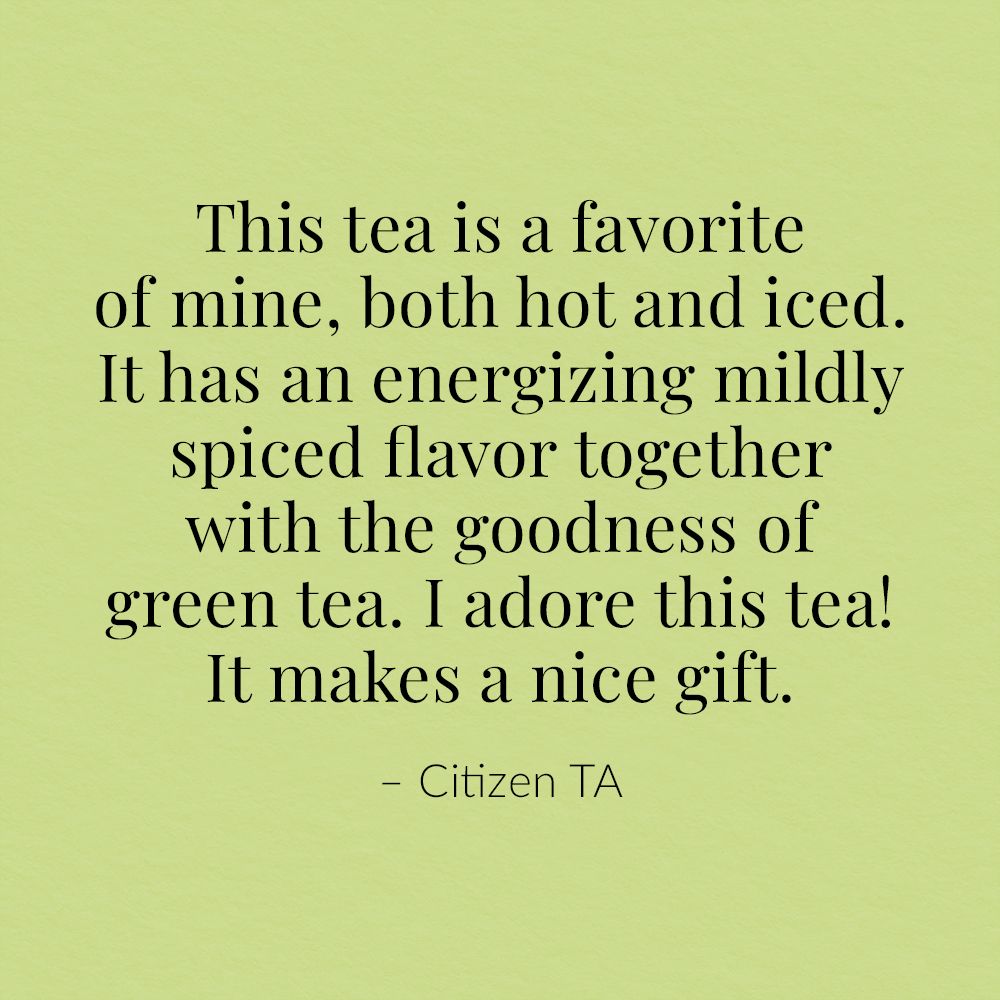 Organic Lean Green SuperGreen Tea Bags