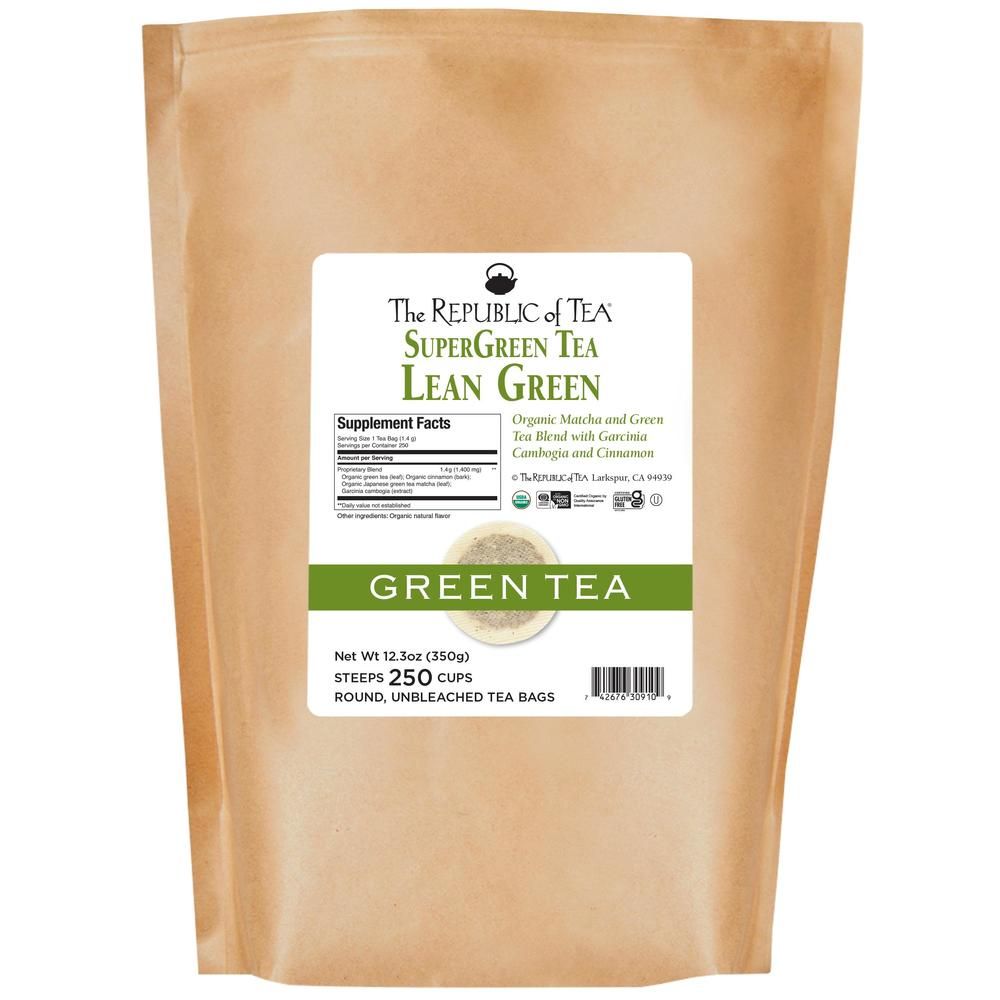 Organic Lean Green SuperGreen Tea Bags