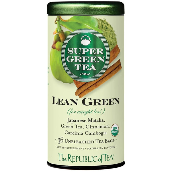 Organic Lean Green SuperGreen Tea Bags – The Republic of Tea
