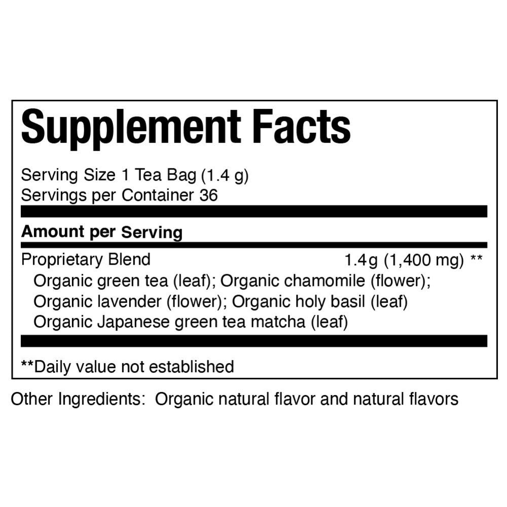 Organic Serenity SuperGreen Tea Bags