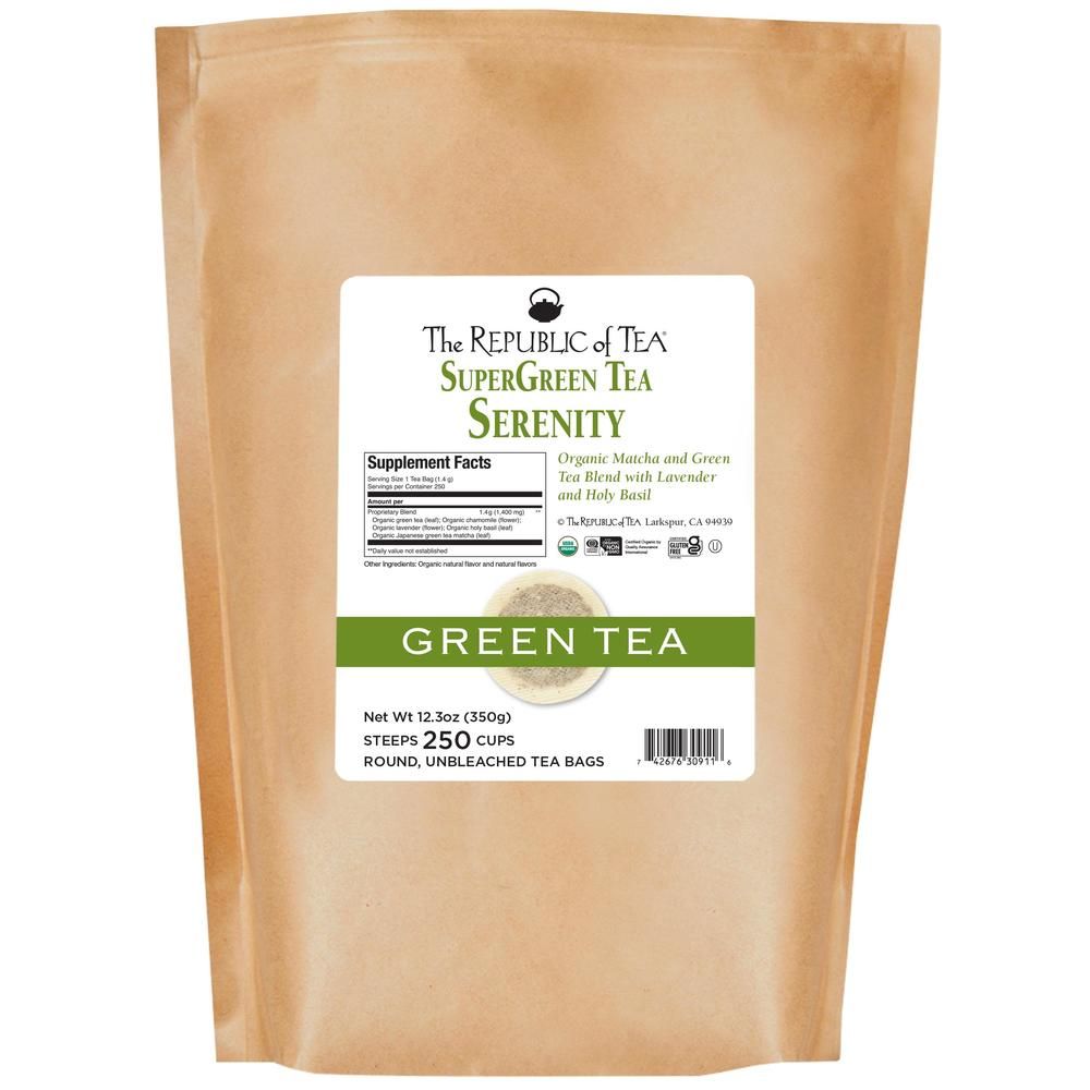 Organic Serenity SuperGreen Tea Bags