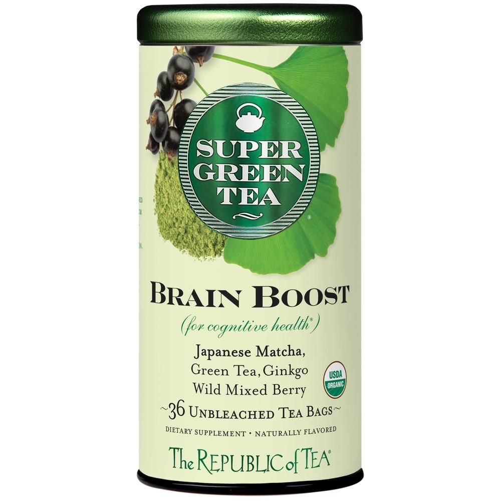 Organic Brain Boost SuperGreen Tea Bags