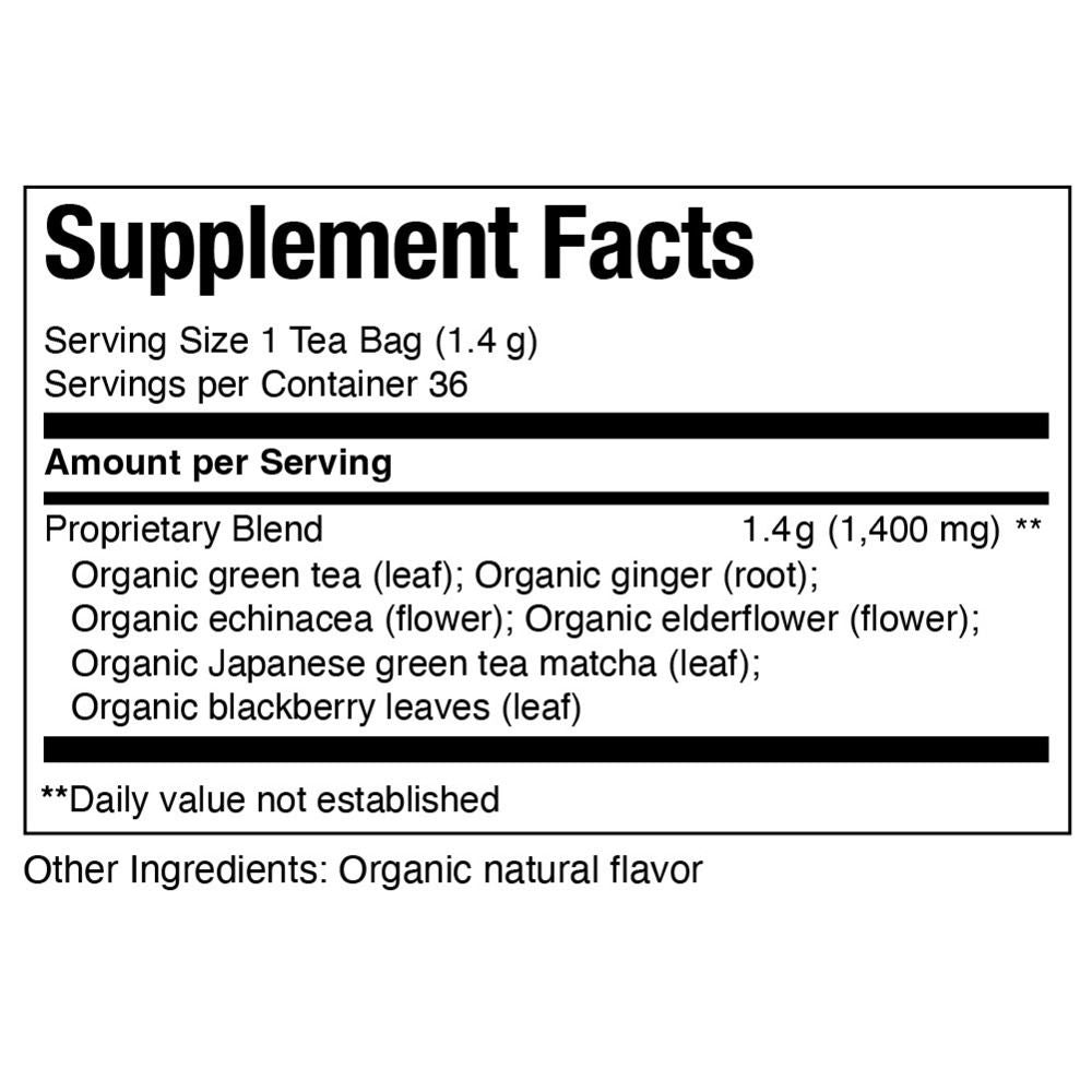 Organic Immunity SuperGreen Tea Bags