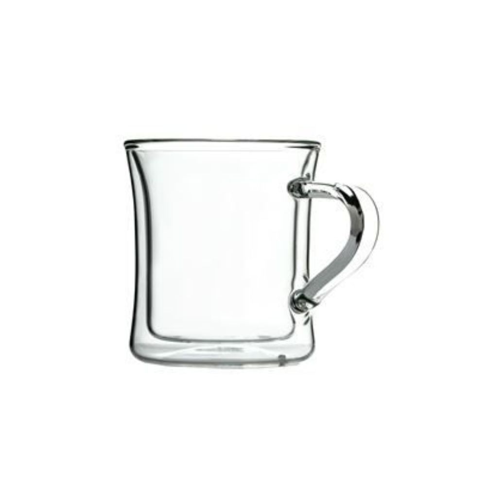 Double Wall Glass Classic Diner Mug