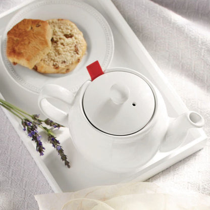White Chatsford Teapot
