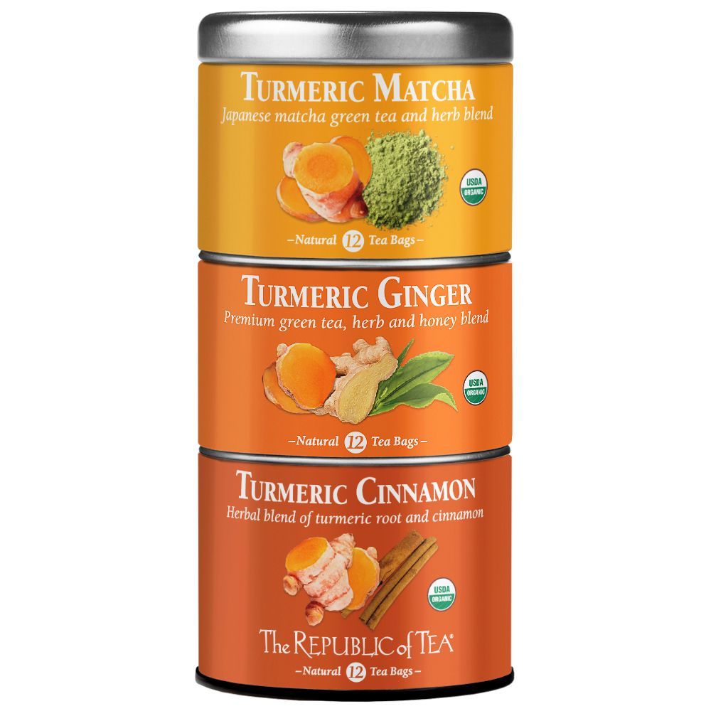 Organic Turmeric Stackable Tea Tin – The Republic of Tea