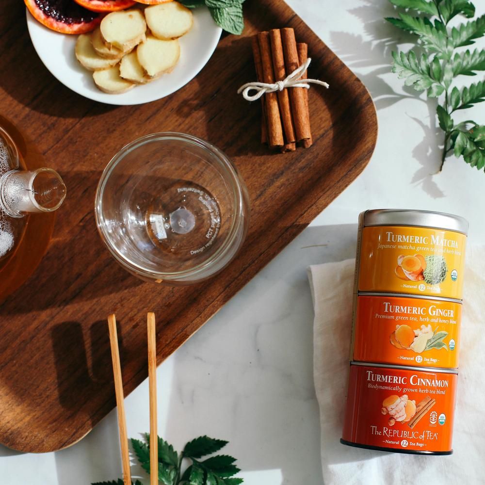 Organic Turmeric Stackable Tea Tin – The Republic of Tea