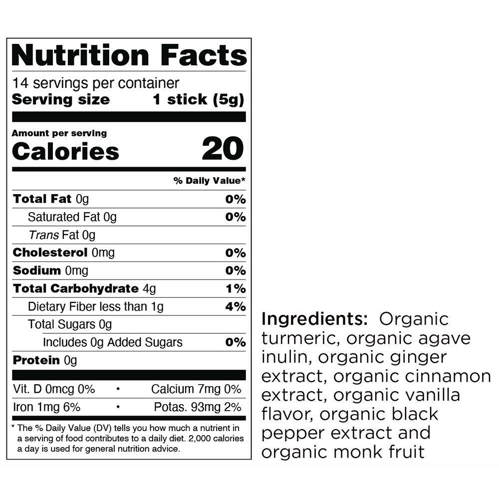 Organic Turmeric Single Sips®