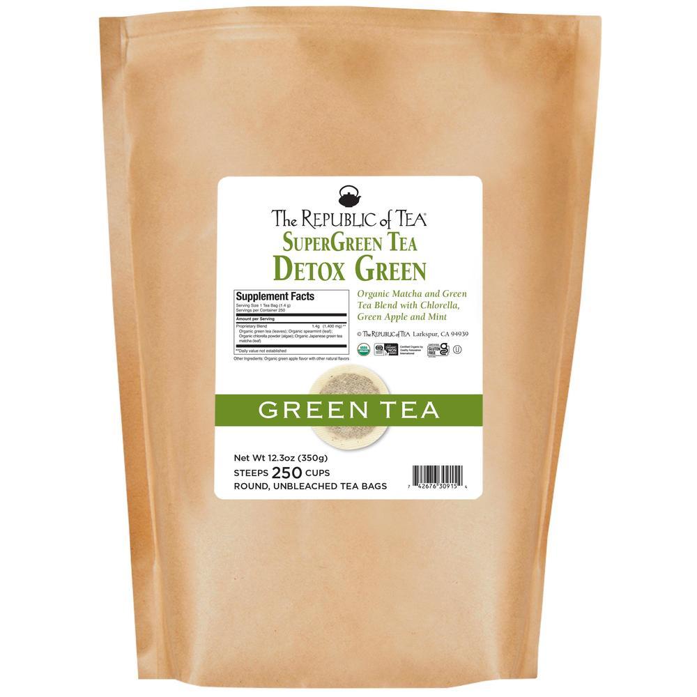 Organic Detox Green SuperGreen Tea Bags