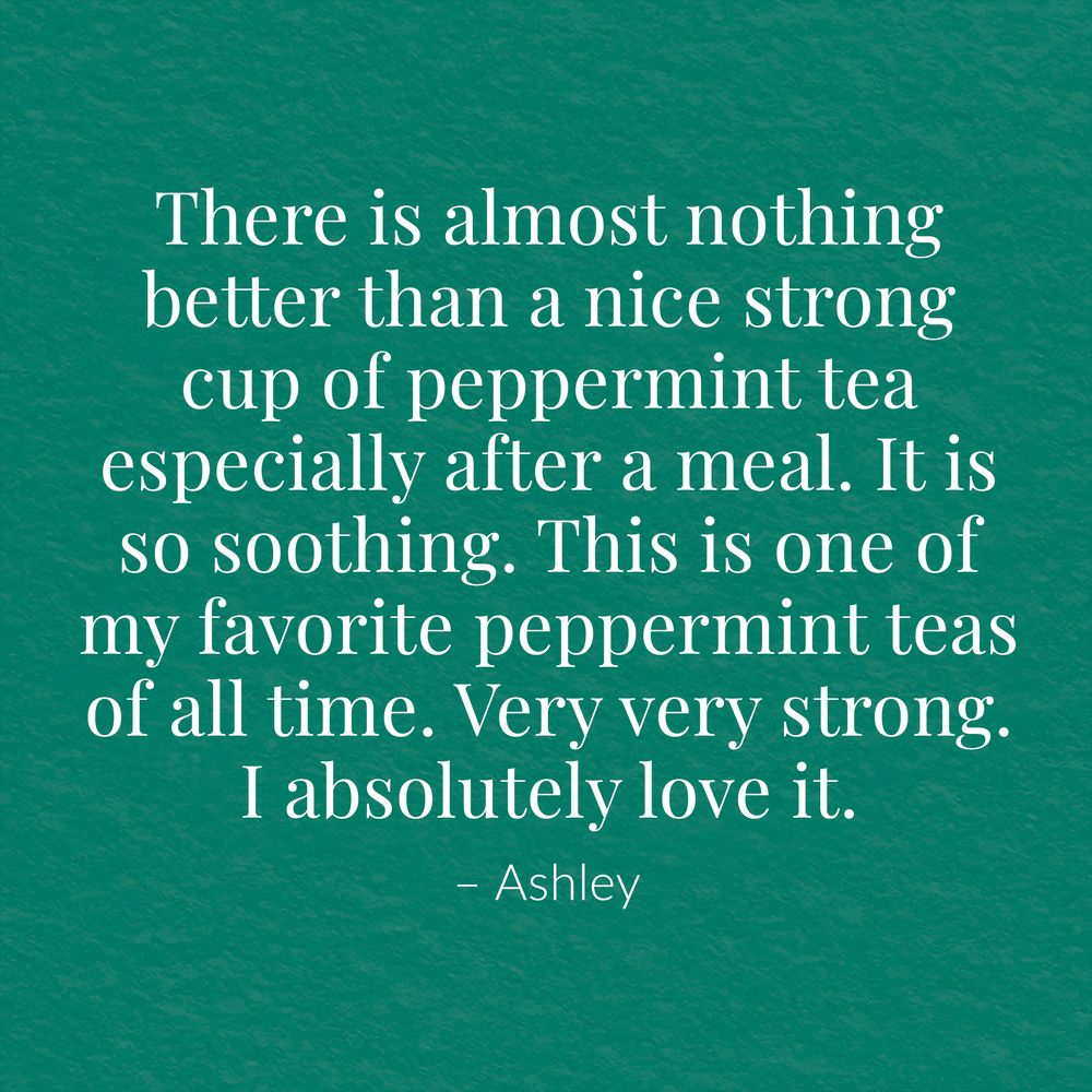 Organic American Peppermint SuperHerb® Herbs Of Origin Tea Bags