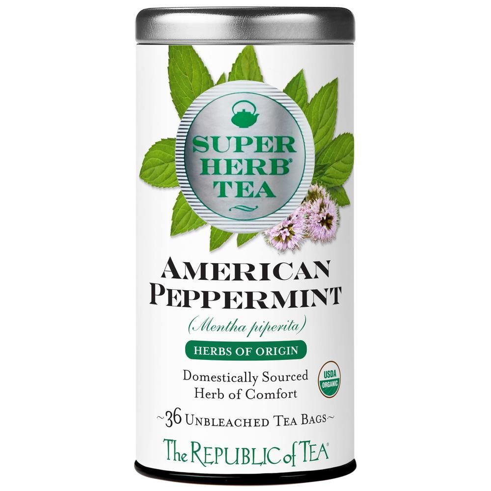 Organic American Peppermint SuperHerb® Herbs Of Origin Tea Bags