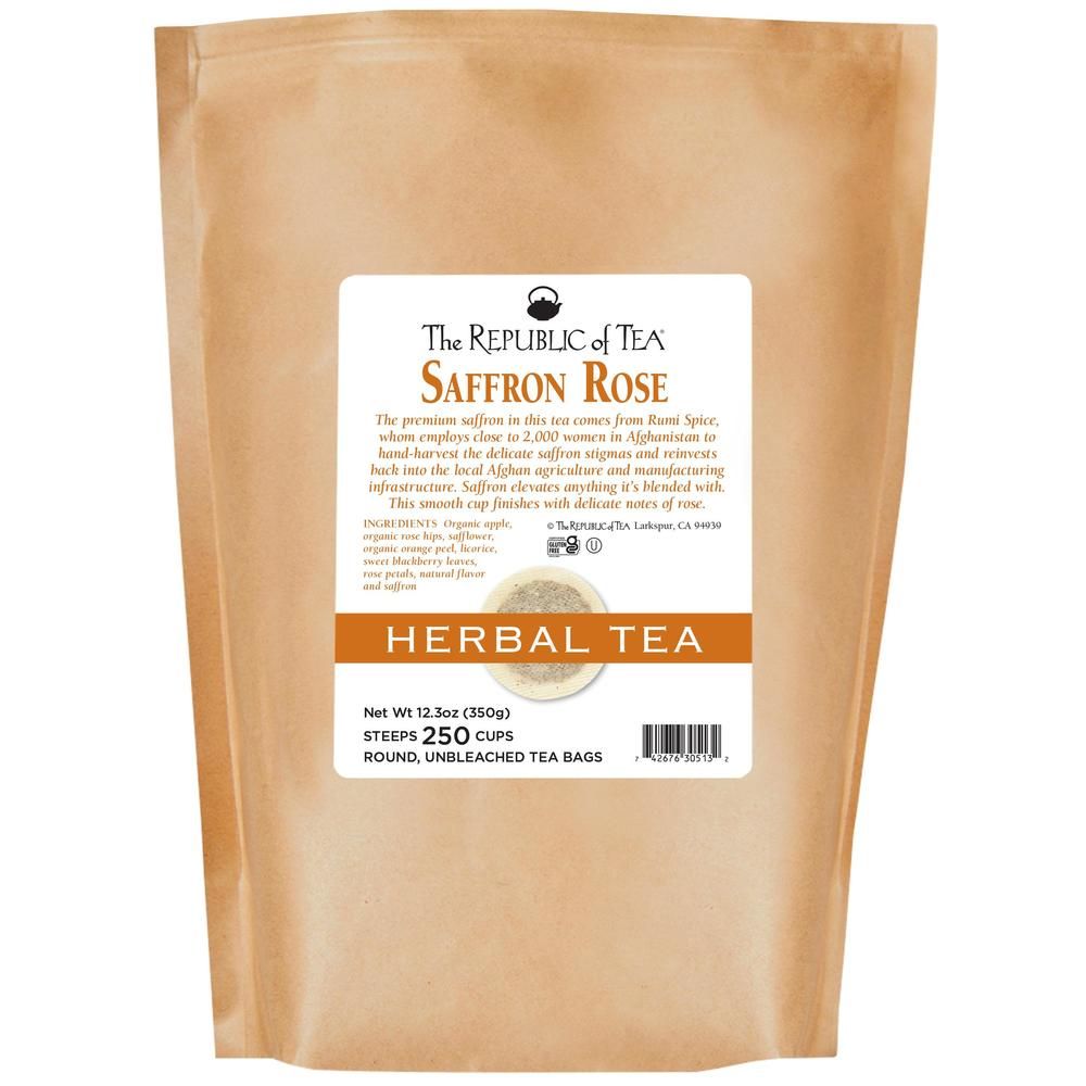 Saffron Rose Herbal Tea Bags