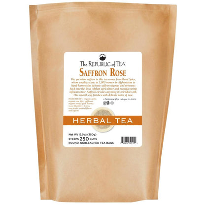 Saffron Rose Herbal Tea Bags