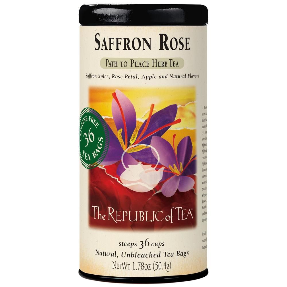 Saffron Rose Herbal Tea Bags